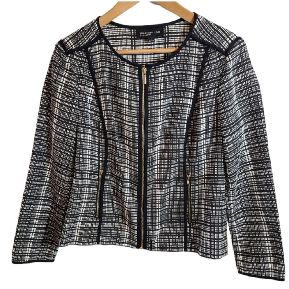 Jones New York Collection Business Full Zip Jacket